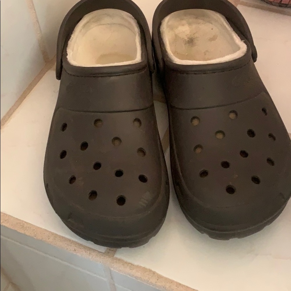 Men’s brown Jib-bits croc size 12 like new $20